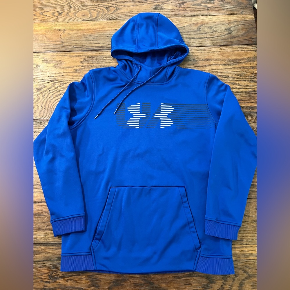 Under Armour Royal Blue Hoodie with Logo